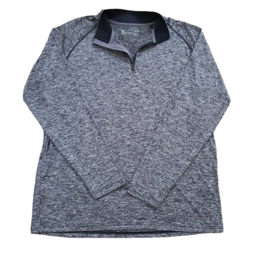Under Armour Men's Loose Fit Heatgear Lightweight‎ Pullover Quarter Zip Sz. L